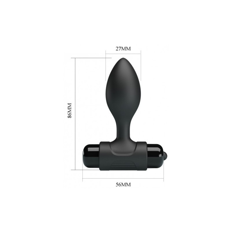 Μικρή Δονούμενη Πρωκτική Σφήνα 9εκ Pretty Love Vibra