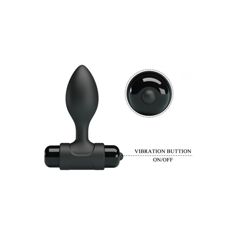 Μικρή Δονούμενη Πρωκτική Σφήνα 9εκ Pretty Love Vibra