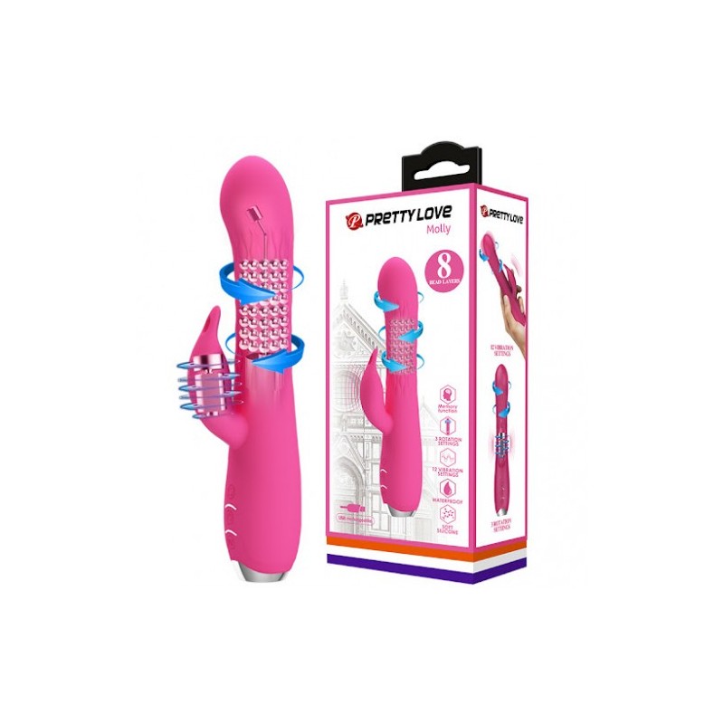 Δονητής Pretty Love Molly με περιστροφική κίνηση