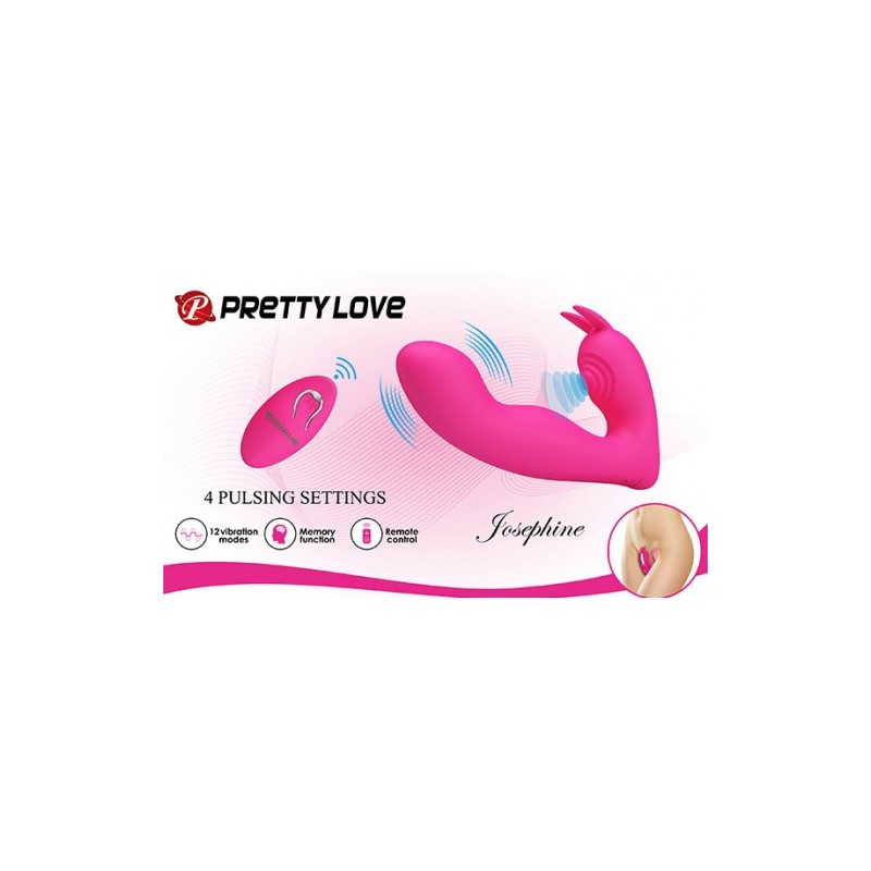 Δονητής Κλειτορίδας &amp Σημείου G Με Τηλεχειριστήριο Pretty Love Josephine