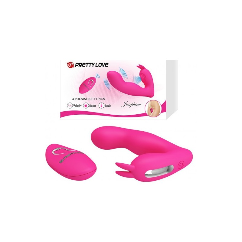 Δονητής Κλειτορίδας &amp Σημείου G Με Τηλεχειριστήριο Pretty Love Josephine