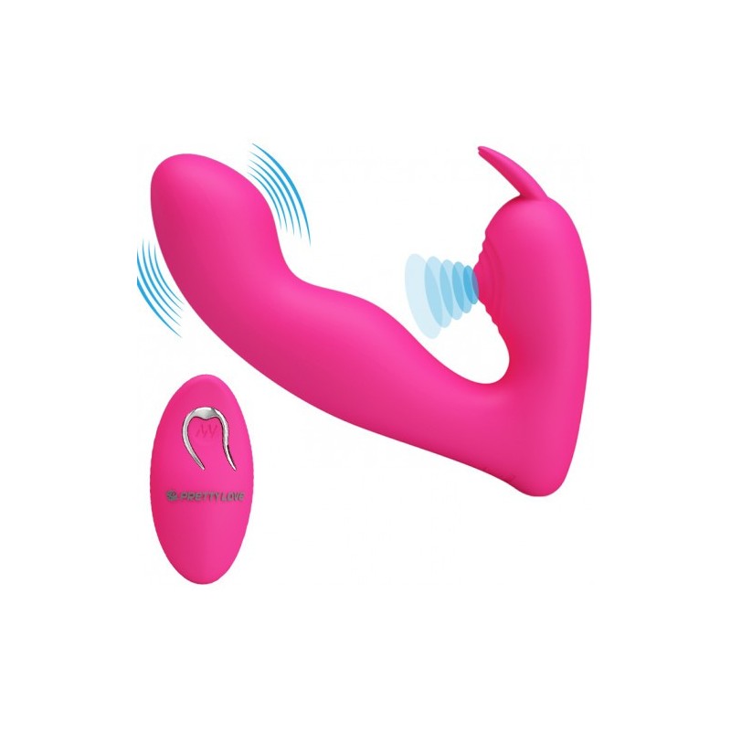 Δονητής Κλειτορίδας &amp Σημείου G Με Τηλεχειριστήριο Pretty Love Josephine