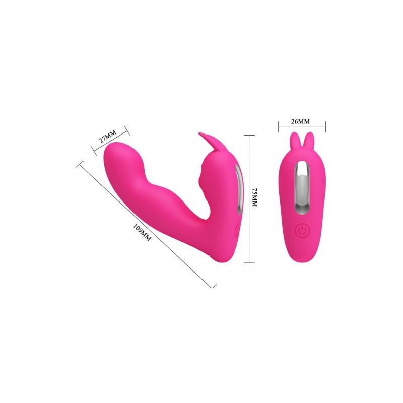 Δονητής Κλειτορίδας &amp Σημείου G Με Τηλεχειριστήριο Pretty Love Josephine