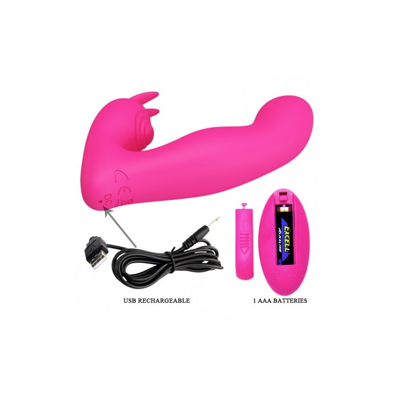 Δονητής Κλειτορίδας &amp Σημείου G Με Τηλεχειριστήριο Pretty Love Josephine