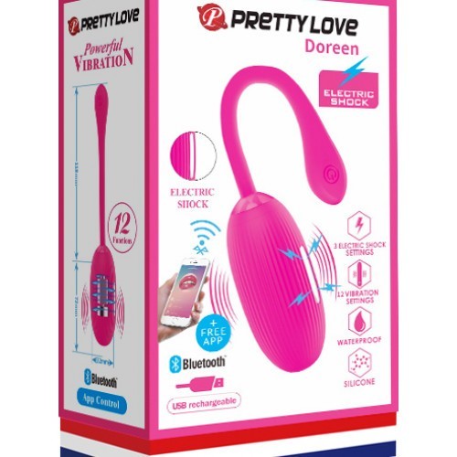 Αυγό με Ηλεκτροδιέγερση &amp Εφαρμογή Κινητού Pretty Love Doreen