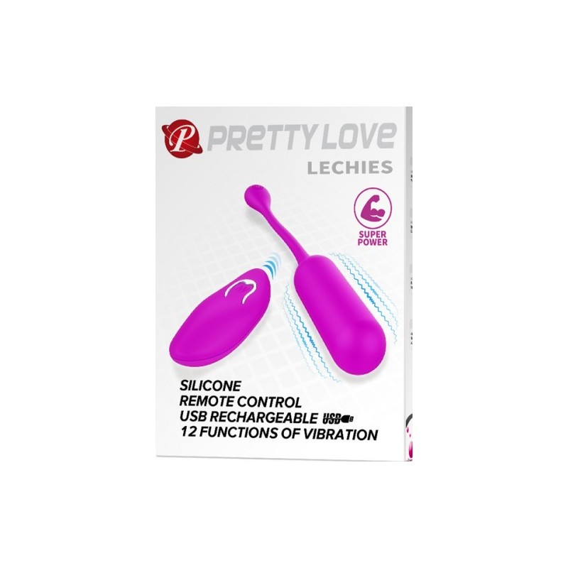 Δονητής Βολίδα με Ασύρματο Τηλεχειριστήριο 7εκ Pretty Love Leshies
