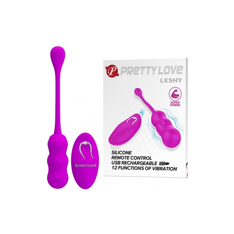 Δονούμενες Κολπικές Μπάλες με Τηλεχειριστήριο Pretty Love Leshy 7εκ
