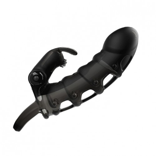 Μαύρο Δονούμενο Κάλυμμα Πέους Pretty Love Cuper 19εκ