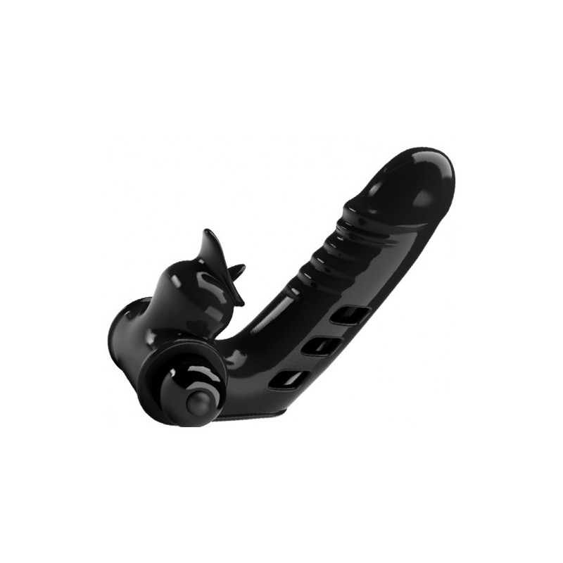 Μαύρος Δονητής Κάλυμμα Δακτύλου Pretty Love Corbin 11εκ