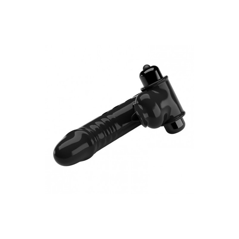 Μαύρος Δονητής Κάλυμμα Δακτύλου Pretty Love Corbin 11εκ