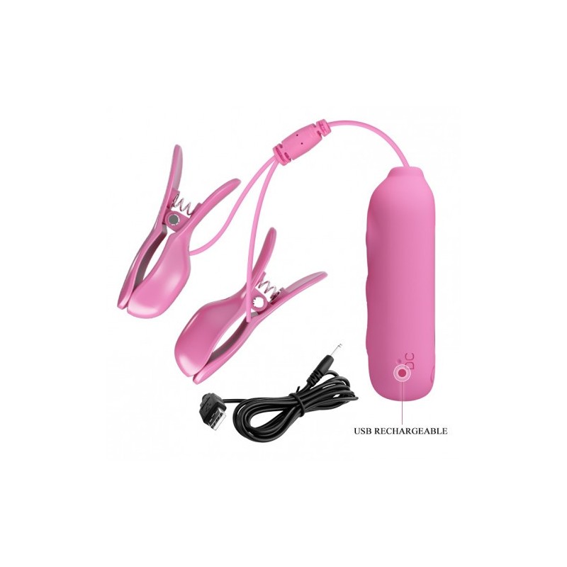 Επαναφορτιζόμενοι Σφικτήρες Θηλών με Ηλεκτοδιέγερση Pretty Love