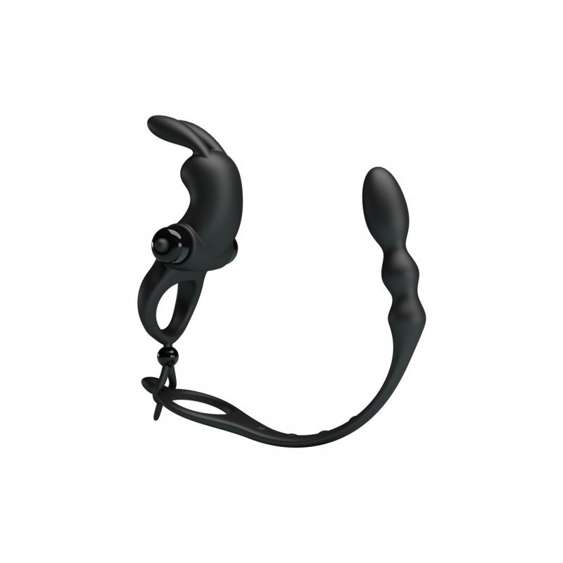 Δονούμενο Δαχτυλίδι Πέους με διεγέρτη προστάτη Pretty Love