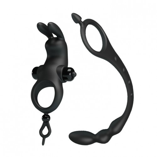 Δονούμενο Δαχτυλίδι Πέους με διεγέρτη προστάτη Pretty Love