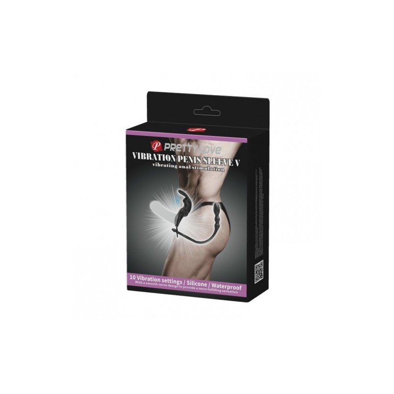 Δονούμενο Δαχτυλίδι Πέους με διεγέρτη προστάτη Pretty Love