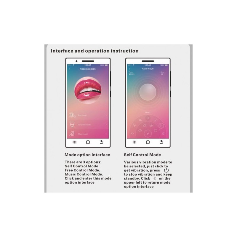 Ροζ Κολπικές Μπαλίτσες με Δόνηση μέσω εφαρμογής Pretty Love Elvira