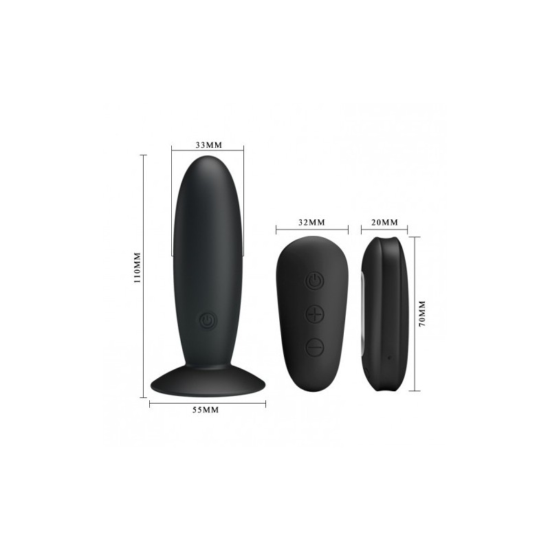 Μέτρια σφήνα MR. PLAY με δόνηση με ασύρματο τηλεχειριστήριο 11εκ