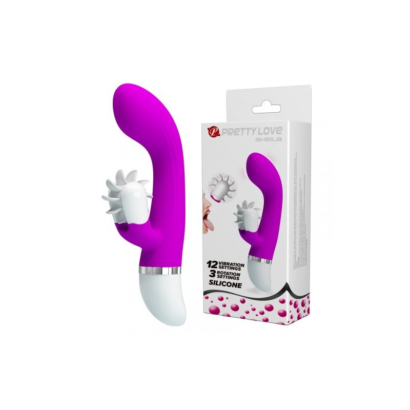 Δονητής ταυτόχρονης διέγερσης κλειτορίδας και G-spot Pretty Love Sheila