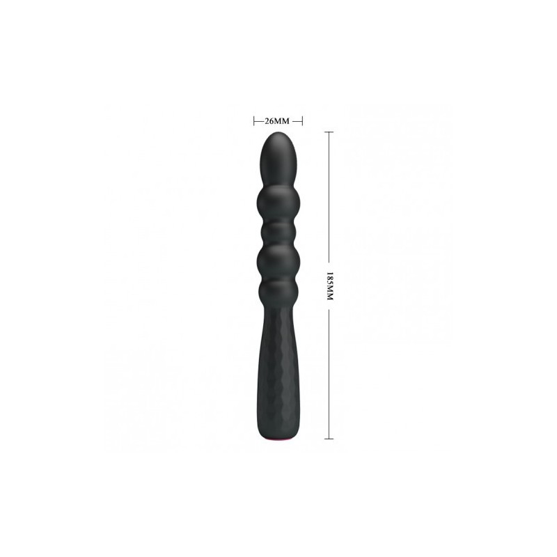 Εύκαμπτος βελούδινος Πρωκτικός δονητής Pretty Love Monroe 18 cm