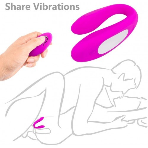 Δονητής ζευγαριών με τηλεχειριστήριο Pretty Love Letitia