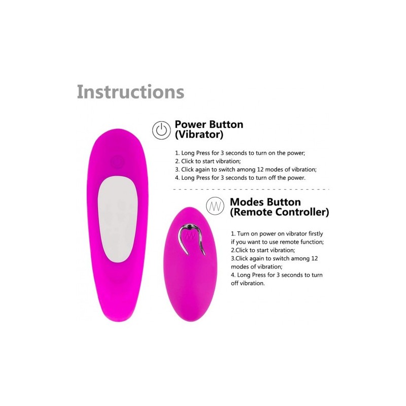 Δονητής ζευγαριών με τηλεχειριστήριο Pretty Love Letitia