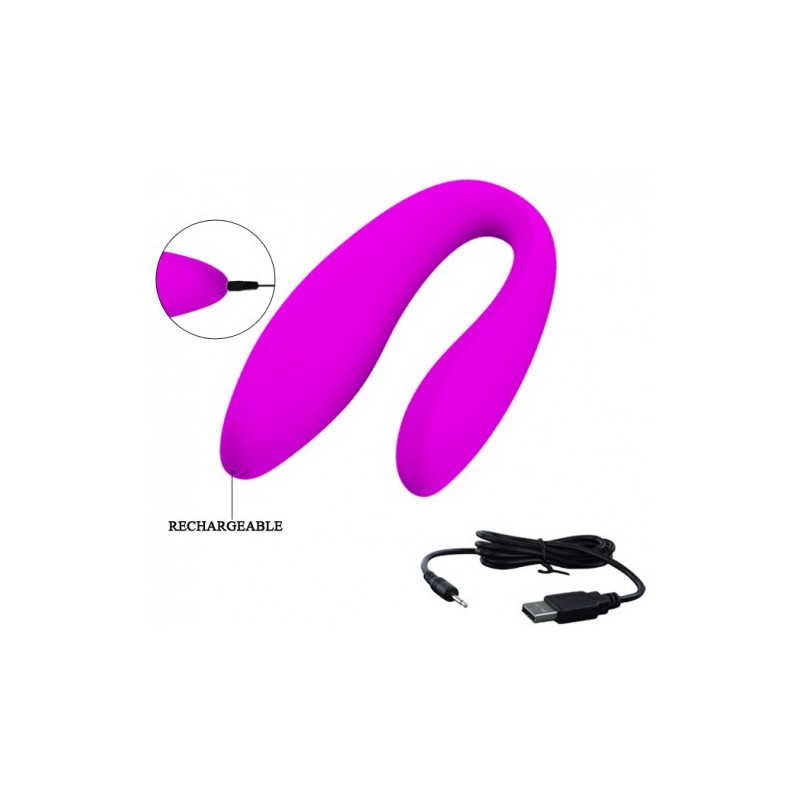 Δονητής ζευγαριών με τηλεχειριστήριο Pretty Love Letitia