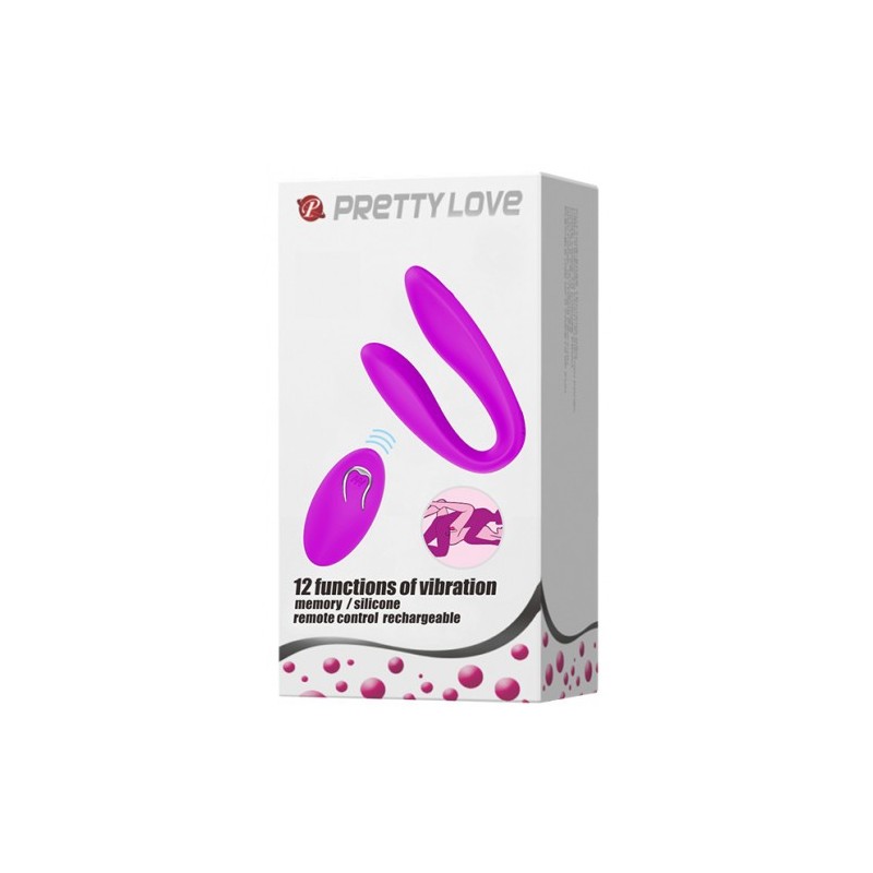 Δονητής ζευγαριών με τηλεχειριστήριο Pretty Love Letitia