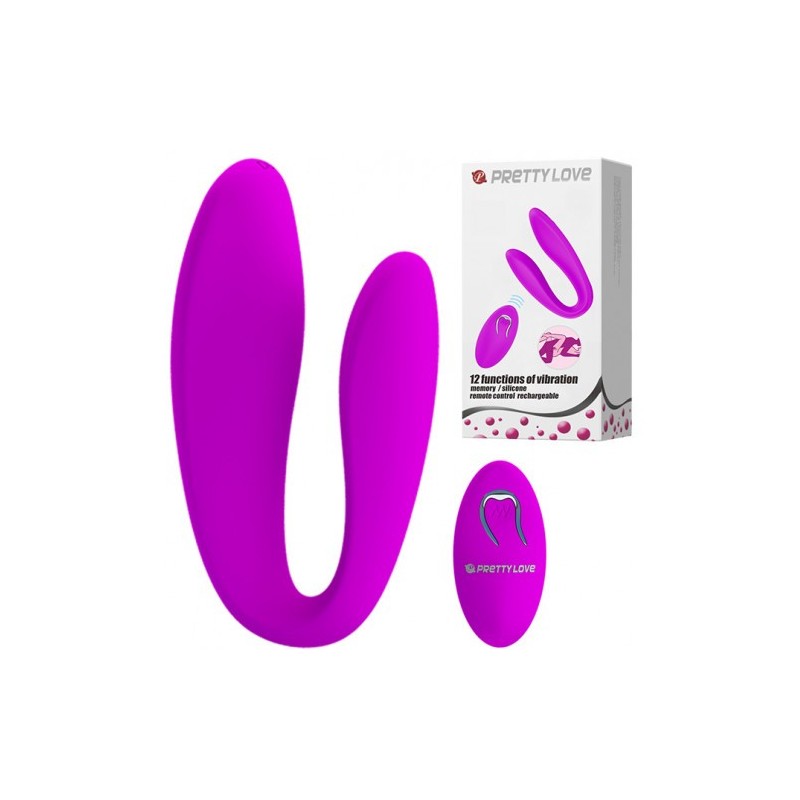 Δονητής ζευγαριών με τηλεχειριστήριο Pretty Love Letitia