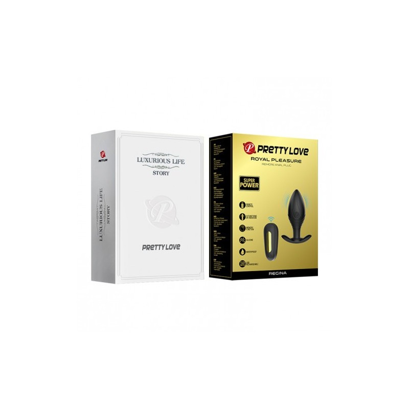 Πρωκτικός δονητής Pretty Love Regina με ασυρματο τηλεκοντρολ