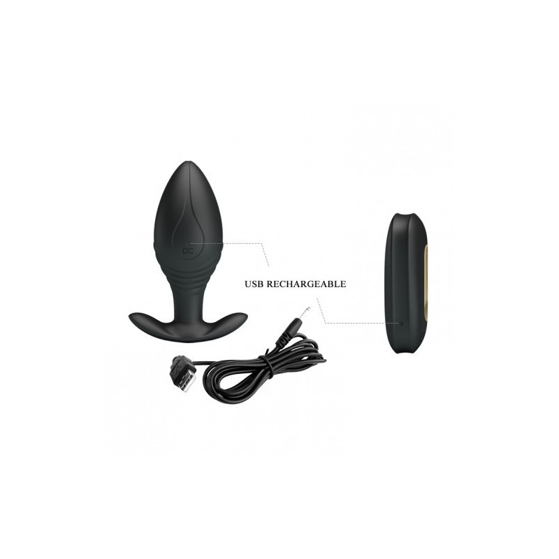 Πρωκτικός δονητής Pretty Love Regina με ασυρματο τηλεκοντρολ