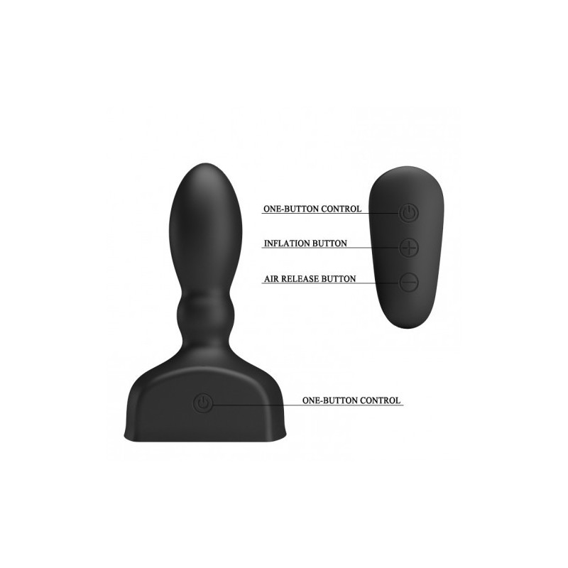 Πρωκτικός φουσκωτός τηλεχειριζόμενος δονητής σφήνα Pretty Love Harriet