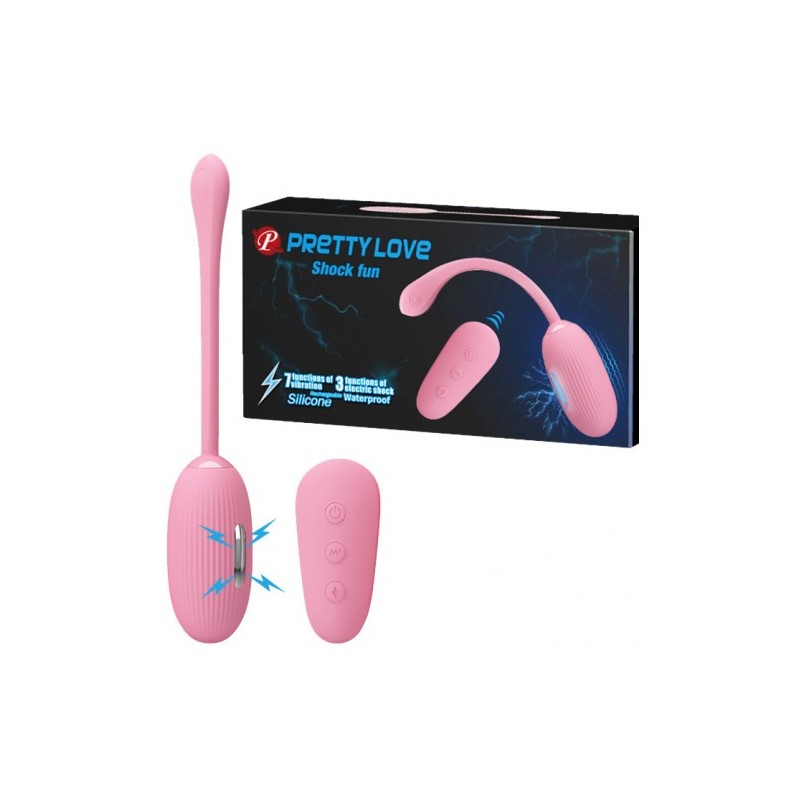 Αυγό δονητης με ηλεκτροσόκ εκκενώσεις Pretty Love Shock Fun