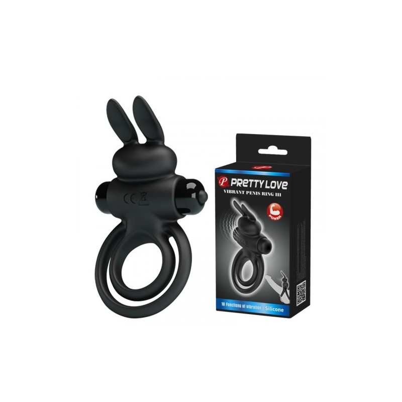 Δαχτυλίδι πέους και όρχεων Pretty Love Vibrant Penis Ring III