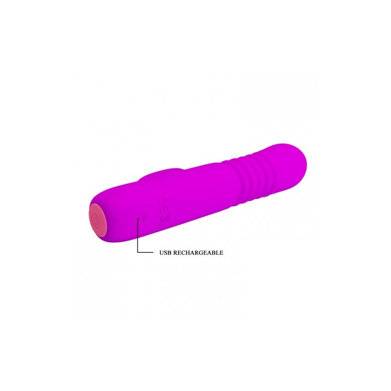 Μικρός χορευτής δονητής με κίνηση πάνω-κάτω Pretty Love Leopold