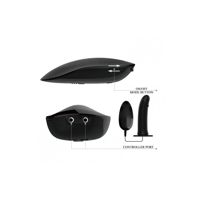 Ρυθμιζόμενο ζωνατο Στραπον Marvin με δόνηση 16 εκ