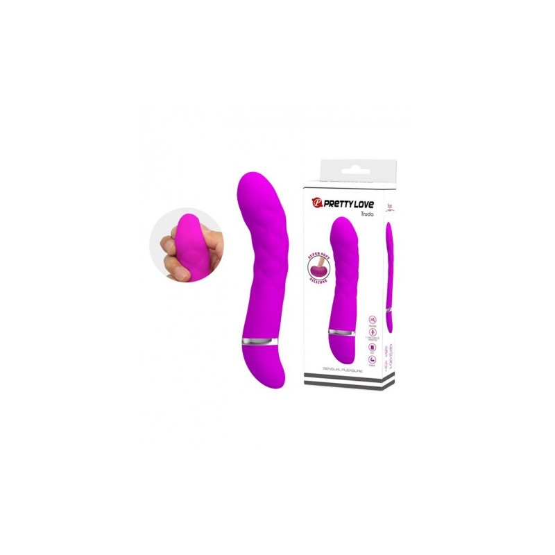 Εύκαμπτος μαλακός δονητής Pretty Love Truda Roz 19 cm
