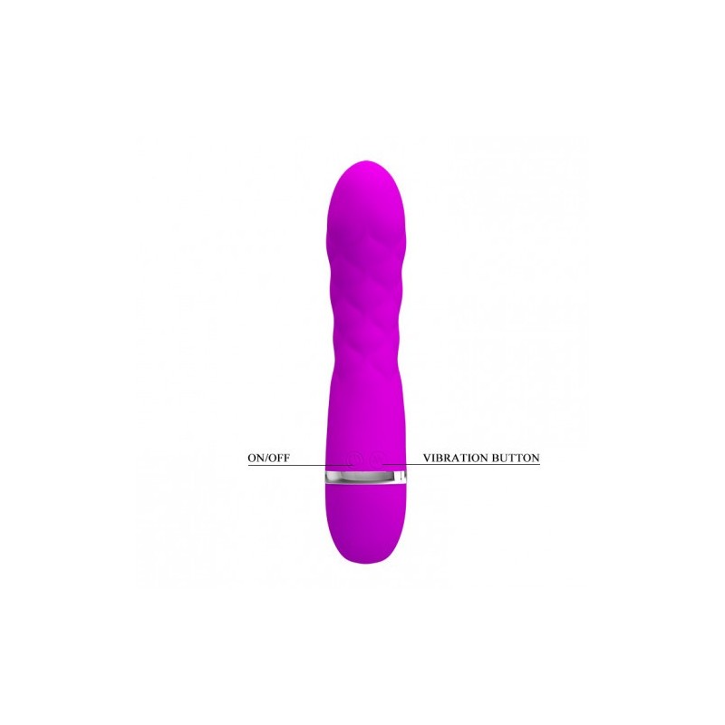 Εύκαμπτος μαλακός δονητής Pretty Love Truda Roz 19 cm