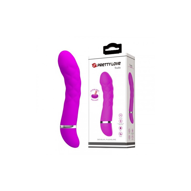 Εύκαμπτος μαλακός δονητής Pretty Love Truda Roz 19 cm