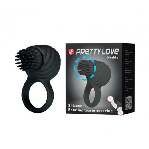 Pretty Love Hedda δαχτυλίδι πέους με περιστροφική κίνηση
