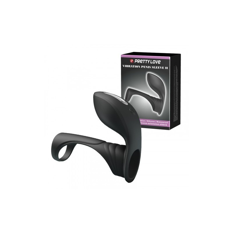 Ελαστικό μανίκι δαχτυλίδι πέους με δόνηση Pretty Love