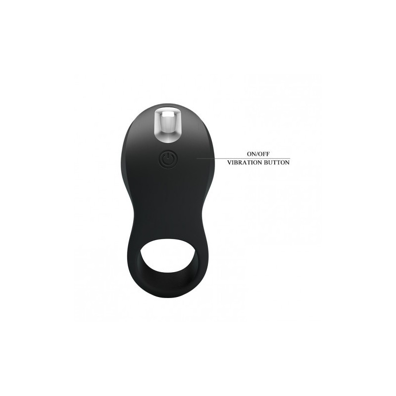 Ελαστικό μανίκι δαχτυλίδι πέους με δόνηση Pretty Love