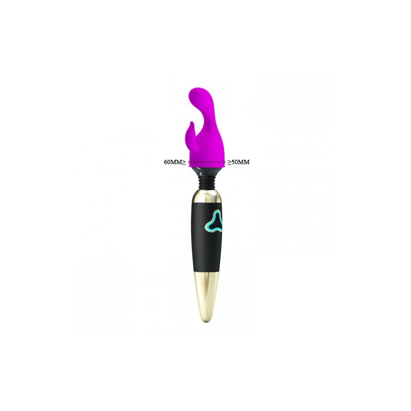 Σιλικονατο μωβ Προσθετικό κεφαλής δονητή μασάζ