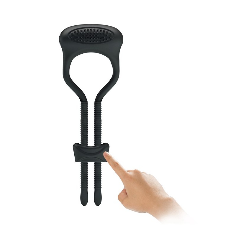 Δαχτυλίδι πέους με δόνηση και ρύθμιση πίεσης Pretty Love Curitis