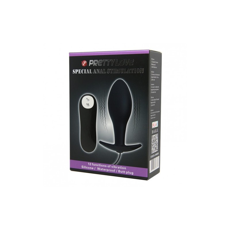 Πρωκτική σφήνα Pretty Love με τηλεχειριστήριο