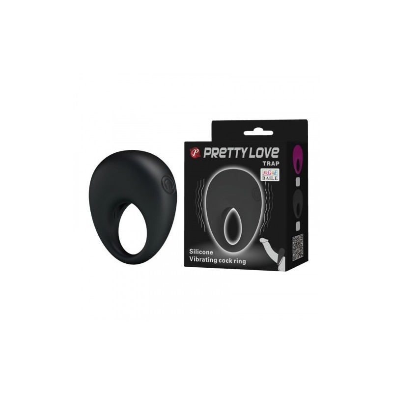 Ενα μέγεθος ελαστικό δαχτυλίδι πέους σιλικόνης με δόνηση