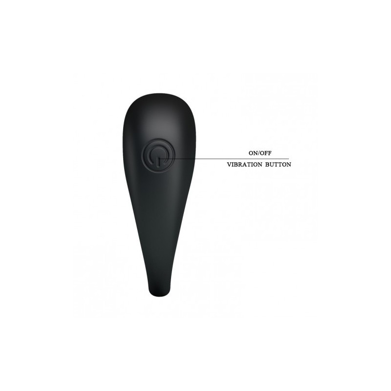 Ενα μέγεθος ελαστικό δαχτυλίδι πέους σιλικόνης με δόνηση