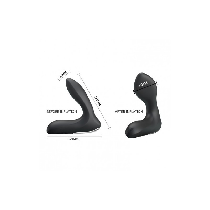 Πρωκτικός Δονητής Προστάτη ο οποίος Φουσκώνει Pretty Love Leonard