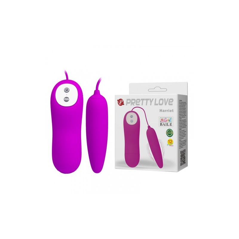 Δονητάκι αυγό με τηλεκοντρόλ Pretty Love Harriet