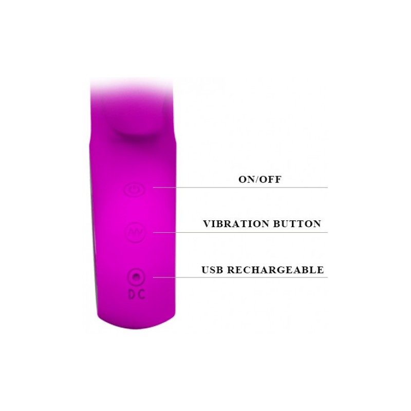 Δονητής Pretty Love Webb διεγέρτης κλειτορίδας Μωβ