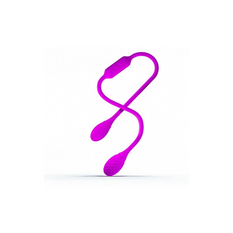 Διπλευρό εύκαμπτο ραβδί δονητής με δύο αυγά δόνησης Pretty Love Dream Lovers