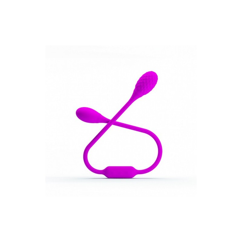 Διπλευρό εύκαμπτο ραβδί δονητής με δύο αυγά δόνησης Pretty Love Dream Lovers